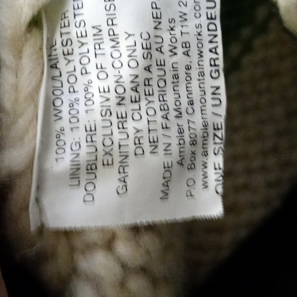 Ambler Mountain Works wool knitted hat - Picture 4 of 4